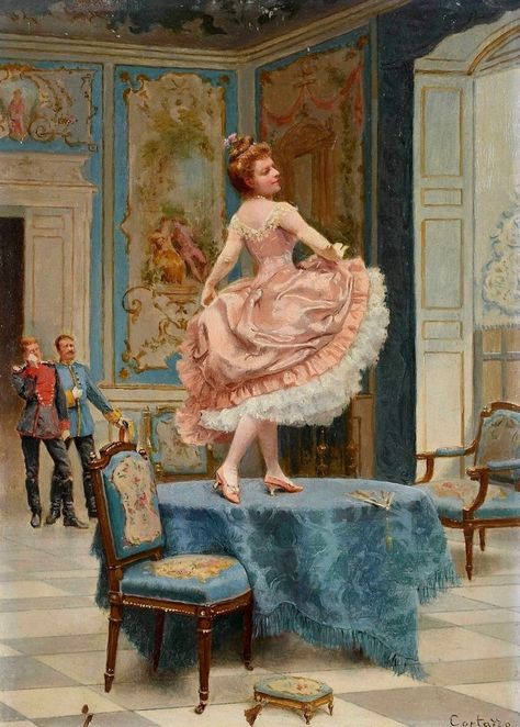 French Rococo Painting, Victorian Paintings Of Women, Reinassance Painting, Classical Art Wallpaper, Renessaince Painting, Classical Art Paintings, Historic Paintings, Vintage Canvas Painting, Romanticism Paintings