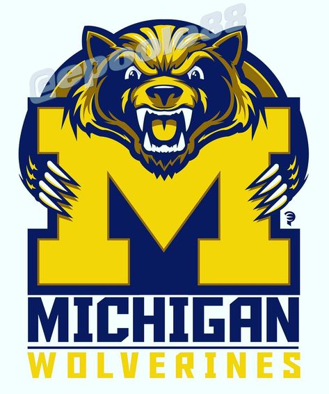 Eric Poole on Instagram: “My last collegiate redesign..until I get a good idea for another. 😄 #michigan #wolverines #goblue #michiganfootball #collegefootball…” Sports Theme Decor, University Of Michigan Logo, African Sleeve Tattoo, College Football Logos, Black Mask Aesthetic, Michigan Tattoos, Michigan Go Blue, University Of Michigan Wolverines, Maize And Blue