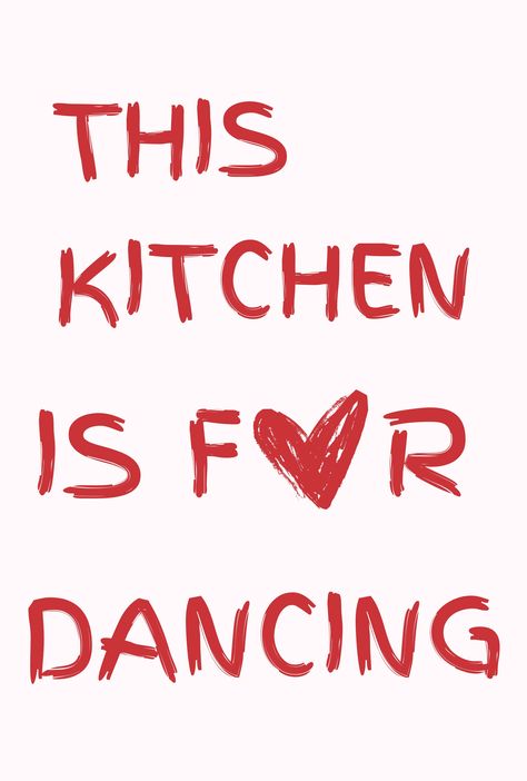 Shop Posters and more other printable things at our store FELICIFIC 🏷️ #felicific #printable #poster #digital #kitchen #dancing #fun Aesthetic Posters With Quotes, Kitchen Posters Aesthetic, This Kitchen Is Made For Dancing, This Kitchen Is For Dancing Poster, This Kitchen Is For Dancing, Printable Posters Aesthetic, Interior Design Stickers, Fashion Wall Prints, Kitchen Posters Printable