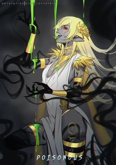 Demon Woman, Love Anime, Dark Elf, Popular Anime, New Today, Manga Characters, Female Character Design, Chica Anime Manga, Dnd Characters