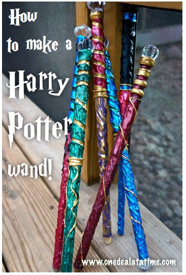 how to make a harry potter wand Make A Harry Potter Wand, Homemade Wands, Wands Diy, Diy Harry Potter Wands, Wand Ideas, Cumpleaños Harry Potter, Festa Harry Potter, Harry Potter Cosplay, Diy Wand