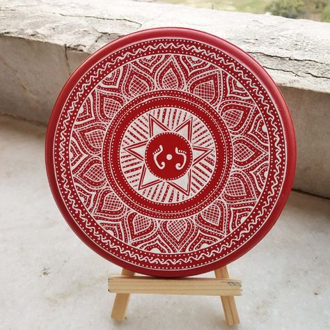 Mandalas, Mandna Art Paintings, Mandna Art, Alpana Art, Aipan Art, Mandala Plate, Buddha Painting Canvas, Warli Painting, Alpona Design