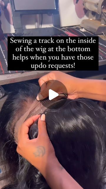 Full Lace Wig Hairstyles Updo, How To Make Wigs Look Natural, Wig Sew In, Wig Behind Hairline, Updo Hairstyles Wig, 360 Lace Frontal Wig Updo Hairstyles, 18inch Sew In Weave, Sew In Updo Hairstyles, How To Put On A Wig