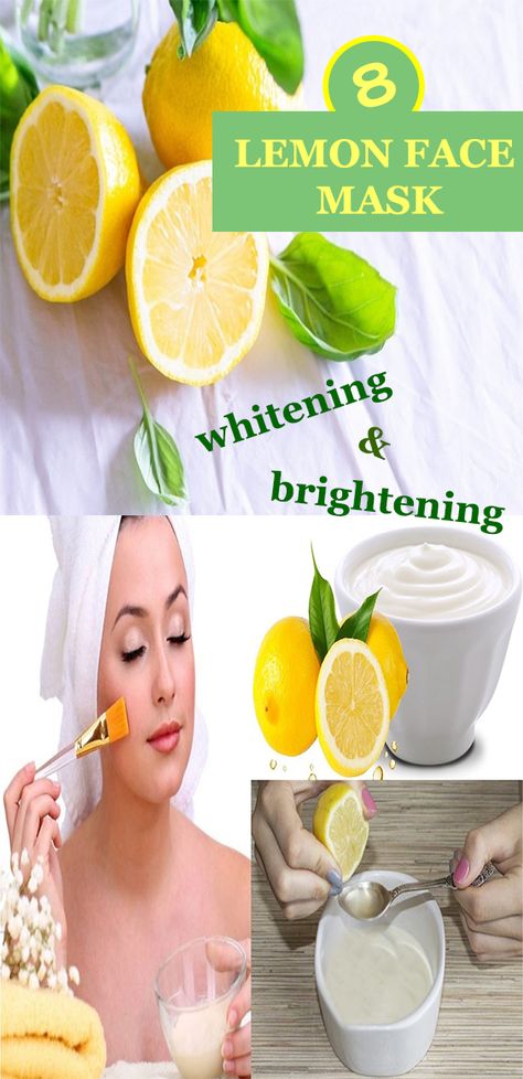 Lemon On Face Benefits, Face Whitening Serum, Lemon Facial, Lemon Face, Spotless Skin, Lemon Face Mask, Lemon On Face, Anti Aging Skin Care Diy, Face Mask Anti Aging