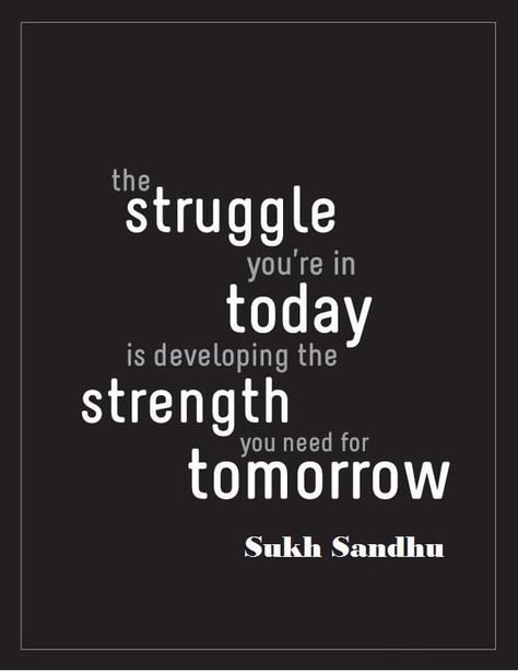 The struggle you’re in today is developing the strenght you need for tomorrow. #quote  RT@RomanJancic @SukhSandhu Uplifting Quotes, Quotes Positive, Citation Encouragement, Citation Force, 15th Quotes, Motivational Quotes For Students, Motiverende Quotes, Build Strength, Quotes For Students