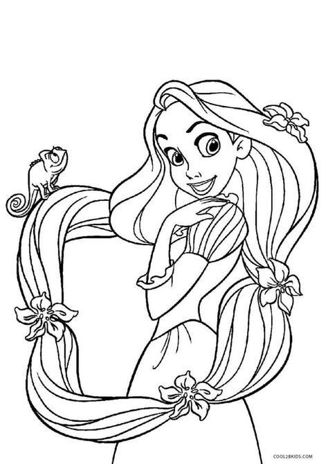 Free Printable Tangled Coloring Pages For Kids Rapunzel Coloring, Disney Coloring Pages Printables, Rapunzel Coloring Pages, Tangled Coloring Pages, Free Disney Coloring Pages, Sun Coloring Pages, Disney Princess Colors, Disney Princess Coloring Pages, Lilo Et Stitch