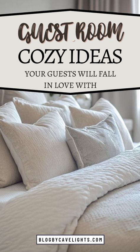 🌟 Create a guest retreat with our stylish guest room inspiration! Learn how to mix comfort and elegance with practical guest room essentials. Don’t wait, discover more by clicking now! 🚪 Guest Room Inspiration, Cozy Guest Room, Guest Room Ideas, Dark Cozy Bedroom, Guest Room Essentials, Cozy Guest Rooms, Cozy Bedroom Colors, Soft Sheets, Luxurious Bedding