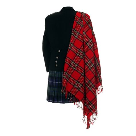 PRICES MAY VARY. 100% Acrylic Imported Machine Washable Beautiful fly plaid, perfect for completing a kilt outfit on formal occasions. 100% Acrylic. If well kept, your fly plaid can be a long lasting, durable accessory. Easy machine wash fabric. Available in several popular tartans, visit our store for more information. Typically secured with a brooch or pin. Check our store or get in touch for a full range! New acrylic fringe fly plaid  This fantastic traditional scottish fly plaid is not only Scotland Kilt, Royal Stewart Tartan, Tartan Fashion, Kilt Outfits, Plaid Shawl, Stewart Tartan, Scottish Tartans, Modern Dress, Tartan Plaid