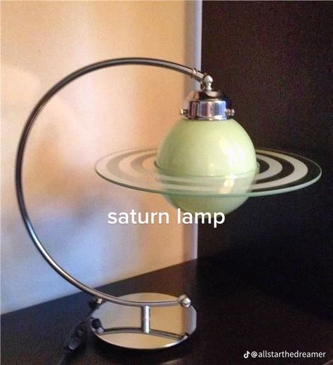 Retro Home Decor Aesthetic, Unique Vintage Furniture, Cute Lamps For Bedrooms Aesthetic, Daylight Lamp Natural Light, Sci Fi Home Decor, Hype Beast Home Decor, Fun Room Decor Ideas, Weird Room Decor Vintage, Urban Outfitters Bedroom Aesthetic