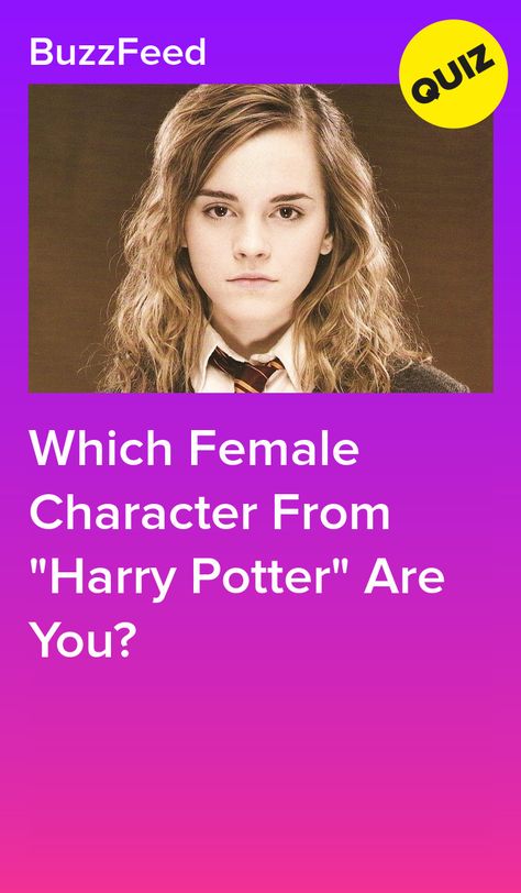 Which Female Character From "Harry Potter" Are You? Harry Potter Female Characters, Harry Potter Personality Quiz, Funny Quiz, Quiz Harry Potter, Harry Potter Personality, Harry Potter Witch, Female Harry Potter, Quiz Personality, Harry Potter Character