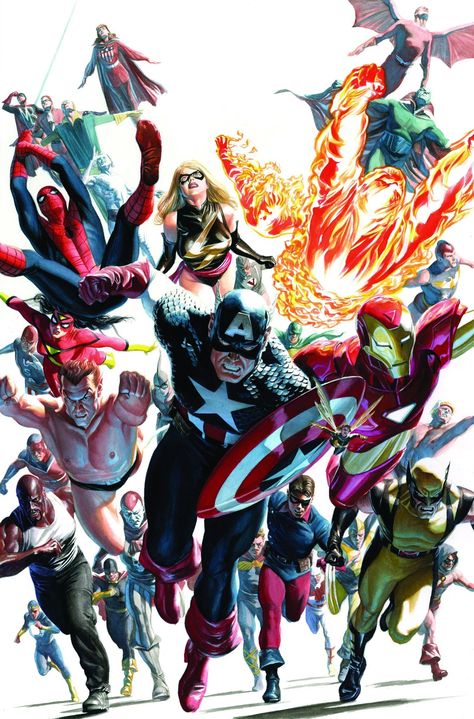 Alex Ross on Twitter: "#sundayvibes #SundayMorning @comics_mercury… " Alex Ross, Tumblr, Ms. Marvel, Univers Marvel, Avengers Art, Pahlawan Marvel, Comic Book Artwork, Marvel Vs Dc, Marvel Comic Books