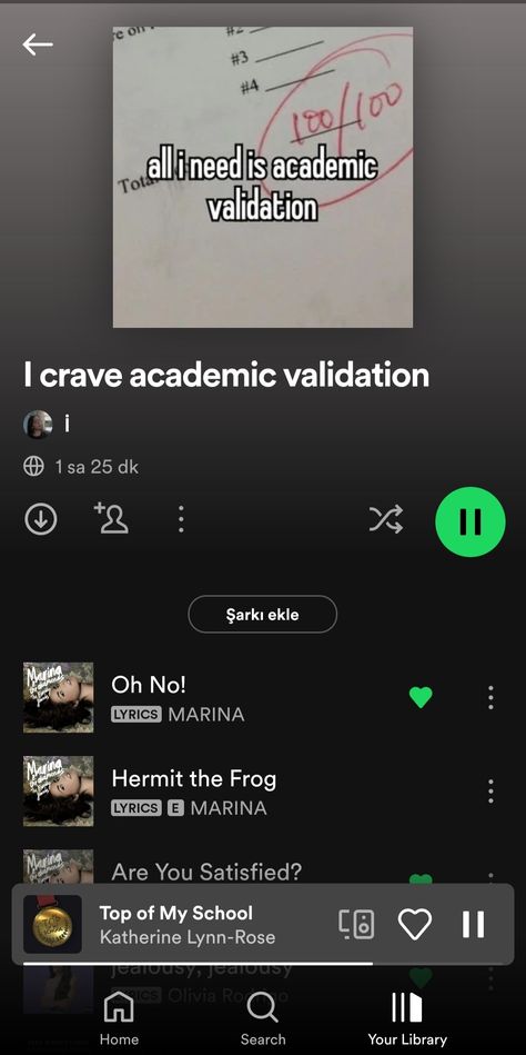 A playlist for people who crave academic validation