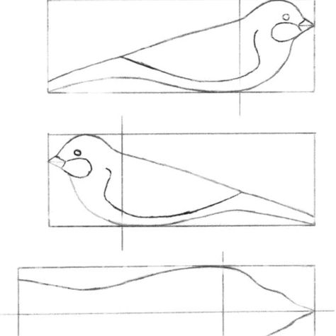 Diy Wood Carving, Bird Carving Patterns, Whittling Patterns, Carved Wooden Animals, Whittling Projects, Wood Carving Tools Knives, Wood Craft Patterns, Simple Wood Carving, Wood Carving For Beginners