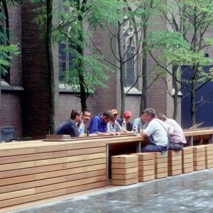 Choorstraat – Papenhulst by Buro Lubbers « Landezine | Landscape Architecture Works Landscape And Urbanism, Urban Furniture, Peisaj Urban, Ideas Terraza, Terrasse Design, Public Space Design, Urban Landscape Design, Public Seating, Urban Architecture