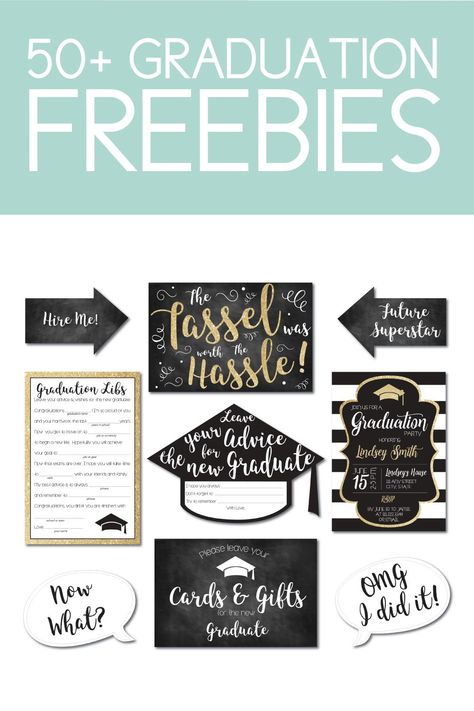 Graduation is one of those events I love to design new items for and I may have gone a bit overboard this year. However, that’s good news for you if you are looking for free grad printables. Today I’m sharing 50 free graduation designs. You’ll find tags, signs, photo props, food labels, and more. If you’re looking for graduation party ideas you’re definitely in the right place with this post. Graduation Props Printable, Graduation Signs Ideas, Graduation Party Sign In Ideas, Grad Signs Ideas Diy, Graduation Tags Printable Free, Free Printable Graduation Decorations, Graduation Signs For Party, Free Graduation Printables 2024, Free Graduation Printables 2023