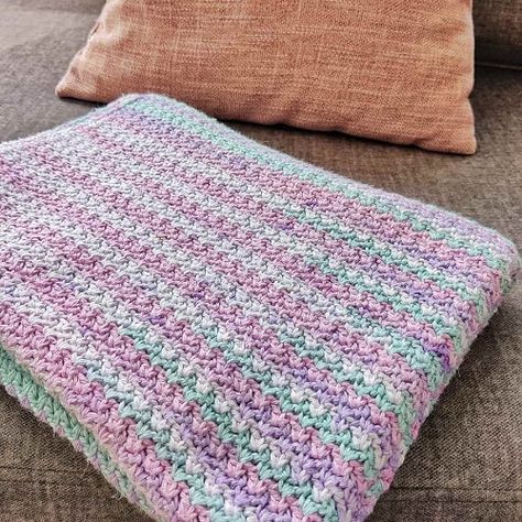 Free Crochet Along Blanket Pattern - Part 1 Of the Harmony Blanket - Made by Gootie Easy Crochet Blankets Free, Knitting Patterns For Baby Blankets, Wattle Stitch, Crochet Blanket Free Pattern, Crochet Blanket Free, Baby Blanket Crochet Pattern Easy, Simple Stitch, Crochet Baby Blanket Free Pattern