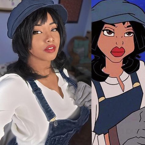 🔧💎Audrey Ramirez from Atlantis💎🔧 * * This movie is definitely one of my favorites as a kid,, it was so underrated though and I can’t lie I… Haikou, Audrey Ramirez, Kida Disney, Black Cosplayers, Holloween Costume, Idee Cosplay, Halloween Costume Outfits, Disney Cosplay, Fantasias Halloween