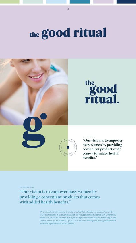 Womens Health Branding, Holistic Health Branding, Health Branding Design, Fitness Branding Design, Good Ritual, Women Branding, Health Branding, Clean Branding, E Commerce Website Design