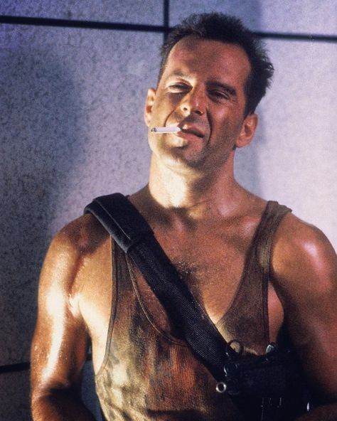 Bruce Willis Die Hard, Films Quotes, Action Films, John Mcclane, Classic Christmas Movies, Best Christmas Movies, 90s Men, Dream Husband, Movie Series