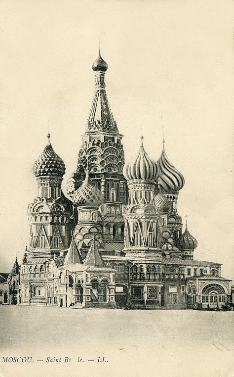 Structural Drawing, Moscow Cathedral, Historical Drawings, Interior Design Sketchbook, St Basils Cathedral, Life Drawing Reference, Graphite Art, St Basil's, Boho Art Drawings