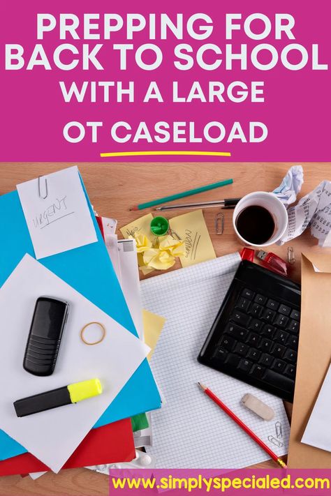 As a school occupational therapist, preparing for your workload during the back to school season is important. I’m sharing my best tips to help occupational therapists in schools. Being an OT in schools, organizing and decorating your space is important. Remember to send teacher welcome letters to your students and families. School based occupational therapy documentation needs to be reviewed like IEPs, caseload lists, compliance lists, and much more. Check out how to prep for back to school! School Based Therapist Office, Occupational Therapy Room Organization, Occupational Therapy School Based Ideas, Occupational Therapy Office Decor, School Based Occupational Therapy Activities, Occupational Therapy School Based, Occupational Therapy Room Ideas, School Based Occupational Therapy Ideas, Occupational Therapy Documentation
