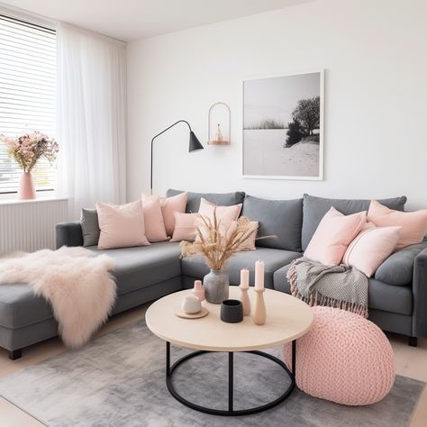 Pink and grey, come what may—a lively twist that's here to stay!" 💕 Transform your grey sofa into a vibrant masterpiece with our array of pink cushions. 🛋️ Dance to this lively tune at 👉 https://covermycushion.com/pages/cushion-ideas-for-grey-sofas 🌸 #CoverMyCushion #PinkPower #GreyElegance Grey And Pink Living Room, Blush Living Room, Pink And Grey Room, Pink Living Room Decor, Grey Sofas, Come What May, Grey Sofa Living Room, Grey Couch Living Room, تصميم داخلي فاخر