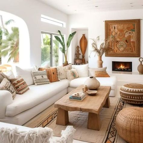 Bohemian Living Room Decor Boho Chic, Formal Living Room Designs, Earthy Living Room, Boho Lounge, Bohemian Living Room Decor, Boho Chic Living Room, Apartment Chic, Boho Living Room Decor, Estilo Boho Chic