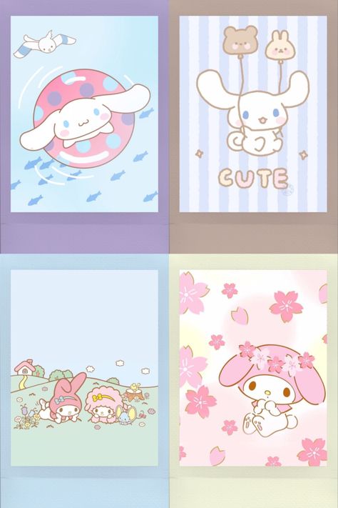 Kawaii, Cinnamoroll Photocard, Sanrio Printables, Sanrio Diy, Anime Photocard, Anime Polaroid, Bullet Bullet, Trading Card Ideas, Trading Card Template