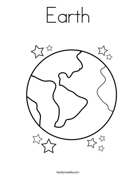 Space Coloring Sheet, E Worksheet, Earth For Kids, Earth Coloring Pages, Free Science Worksheets, Planet Coloring Pages, Earth Day Coloring Pages, Coloring Pages Nature, Homeschooling Preschool