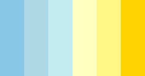 Light Blue Hex, Blue Color Pallet, Color Scheme Blue, Yellow Color Scheme, Yellow Palette, Hexadecimal Color, Blue Names, Yellow Colour Scheme, Color Palette Yellow