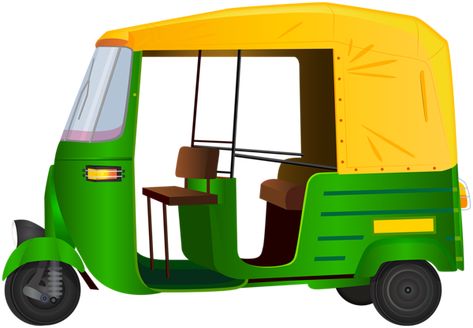 Auto Riksha Drawing, Auto Rickshaw Drawing, Auto Clipart, Notice Board Decoration, Free Cartoon Characters, Auto Rickshaw, Free Business Card Design, Action Pictures, Handmade Napkins