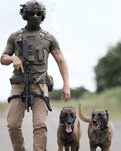 K9 Unit/ Working dogs/ on Instagram: “My friend Michael Rogosin @michael_tk9f a very professional trainer and Working Dog Handler in this picture with K-9's "Ares and Athena" 📷…” Belgium Malinois, K9 Dogs, K9 Unit, Working Dog, Working Dogs, Art References, My Friend, Belgium, Art Reference