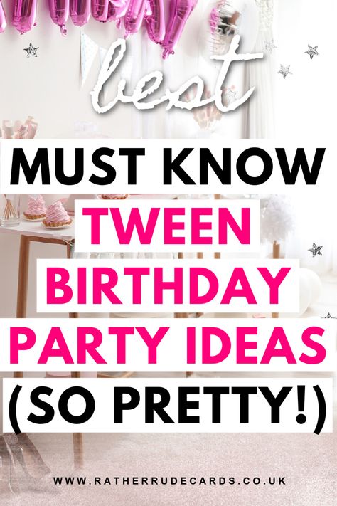 Best tween girl birthday party ideas for an 11th or 12th birthday party Party Ideas For 11 Year Girl, 12 Th Birthday Ideas, 12 Year Birthday Party Ideas Girl, Ideas For 11th Birthday Girl, Birthday Party Ideas 12th Girl, 12th Birthday Ideas For A Girl, Preteen Birthday Party Ideas Girl, 12 Birthday Party Ideas Girl, 11 Year Birthday Party Ideas Girl