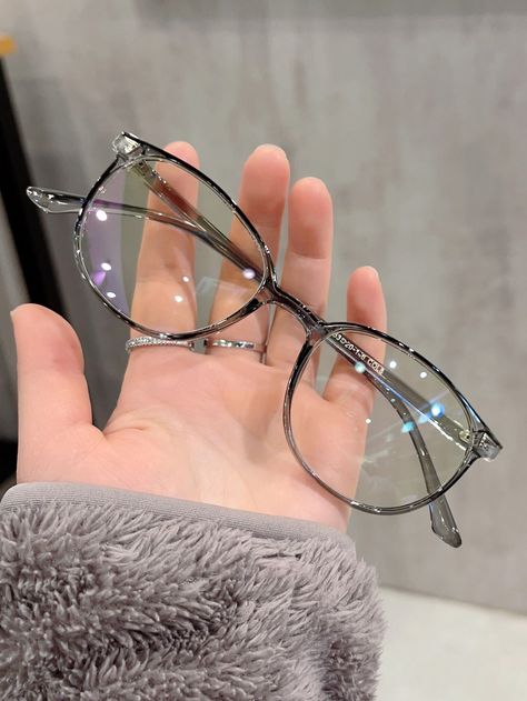 Collar     Embellished   Women Accessories Specs For Round Face For Women, Specs For Round Face, Glasses For Long Faces, Specs Frames Women, Glasses Women Fashion Eyeglasses, Girls Glasses, Cute Glasses Frames, Glasses For Round Faces, People With Glasses