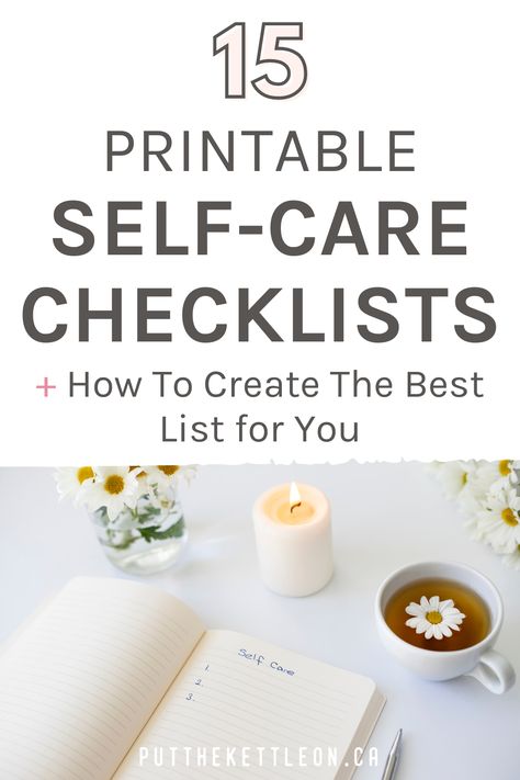 15 Printable Self Care Checklists Weekly Self Care Checklist Ideas, Daily Wellness Checklist, Self Care Worksheets For Women, Self Care Checklist For Women, Capricorn 2023, Weekly Self Care Checklist, Self Care To Do List, Reset Life, Monthly Self Care