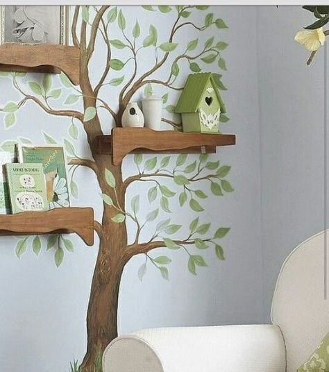 Spring Nursery Theme: Enchanted Fairytale Forest – SeasonOverload Wall Tree Bookshelf, Educational Nursery Ideas, Plants To Grow At Home, Vegetable Garden At Home, Yard Fire Pit, Driveway Entry Landscaping, Entry Landscaping, Resurrection Garden, Spring Nursery