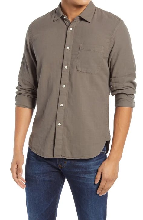 Men's Slim Fit Button Up Shirts | Nordstrom Men’s Button Down Shirt, Jeans And Button Up Men Outfit, Men’s Button Up Shirt, Mens Office Outfits, Mens Button Up Shirts Outfits, Logo Commission, Fit Board, Mens Office, Mens Fashion Classic