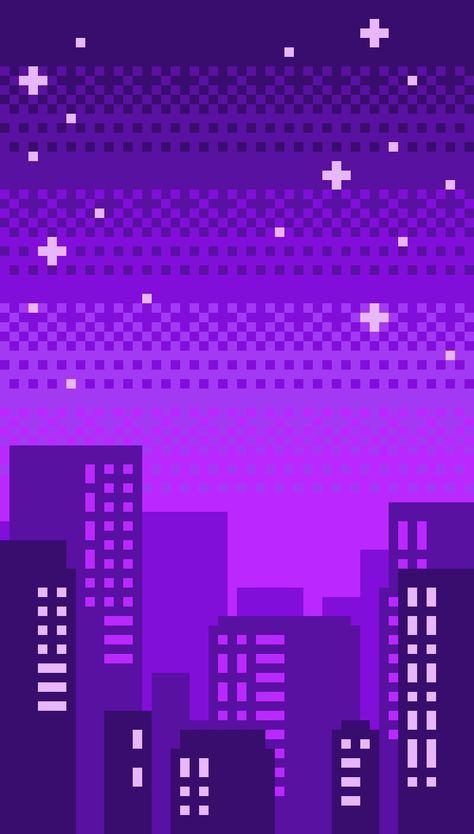 Purple dreams, credit: pixeldreams Pixel Art Background Purple, Pixel Purple Wallpaper, Video Game Background Aesthetic, Purple Video Game Aesthetic, Purple Pixel Aesthetic, Purple Pixel Wallpaper, Purple Gaming Aesthetic, 8bit Background, Vaporwave Pixel Art