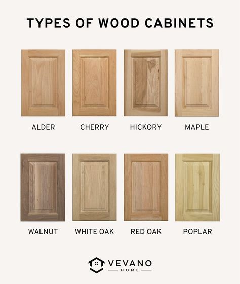 Types Of Wood Cabinets, Stained Wood Cabinets, Alder Kitchen Cabinets, Natural Wood Kitchen Cabinets, Types Of Kitchen Cabinets, Hickory Kitchen Cabinets, Hickory Kitchen, Stained Kitchen Cabinets, Natural Wood Kitchen