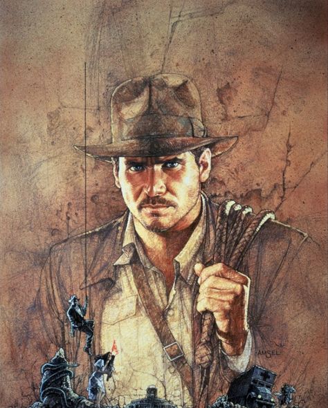 Amsel- Raiders of the Lost Ark Paul Freeman, Henry Jones, Raiders Of The Lost Ark, Lost Ark, Bon Film, Danny Devito, Adventure Film, Canvas Paintings For Sale, Harrison Ford