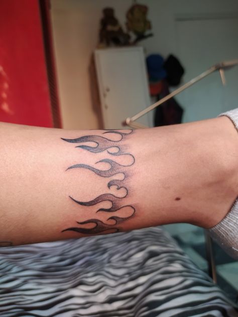 Flame Tattoo On Ankle, Flame Tattoo Around Ankle, Flames Around Ankle Tattoo, Flame Around Ankle Tattoo, Flame Ankle Tattoos For Women, Ankle Fire Tattoo, Fire Cuff Tattoo, Fire Wrap Around Tattoo, Flame Tattoo Wrap Around