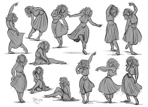 Character pose sketches for fun. I drew along a figure drawing video from @drawthiscom and then took the poses and developed them into a… Pose Sketches, People Character, Dancing Poses, Character Pose, Realistic Eye Drawing, Form Drawing, Drawing Video, Swing Dancing, Art Couple