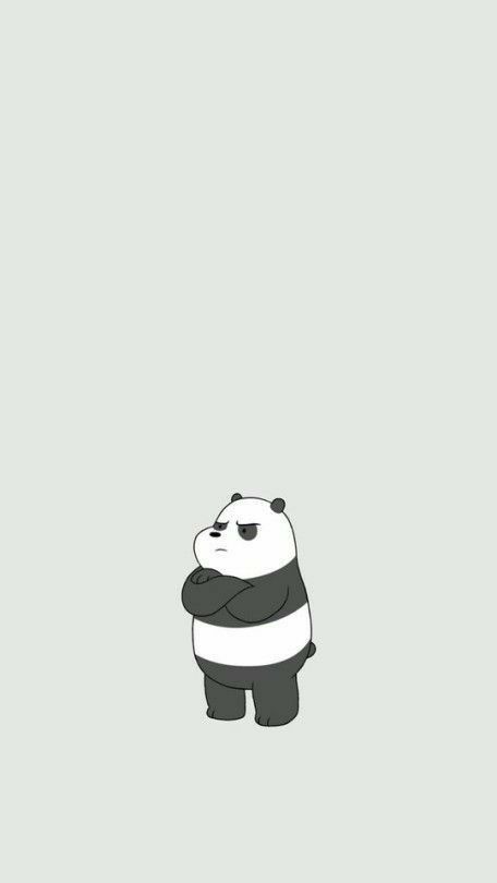 Panda Bears Wallpaper, Ice Bear We Bare Bears, Foto Transfer, We Bare Bears Wallpapers, Ice Bears, Panda Wallpapers, Cute Panda Wallpaper, K Wallpaper, We Bear