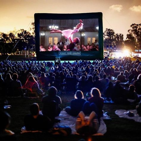 Street Food Cinema Los Angeles, Open Cinema, Pop Up Cinema, Cinema Screen, Drive In Cinema, Miami Beach Edition, Rooftop Cinema, Movie In The Park, Collage Pieces