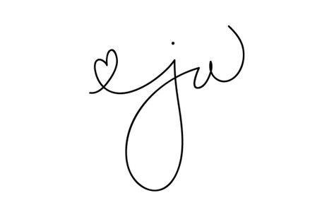 J A Tattoo Letter, Tattoo Letter J Ideas, Signature Ideas J Letter, J And J Tattoo, J Letter Signature, J Tattoo Letter Ideas Finger, Initial J Tattoo Ideas, J Flower Tattoo, Aesthetic Signature Ideas For Letter J