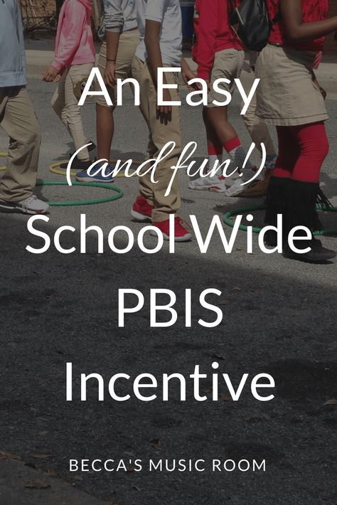 An Easy (and fun!) School Wide PBIS Incentive - Becca's Music Room Free Pbis Incentives, High School Incentives Positive Behavior, School Wide Games, Whole School Reward Ideas, School Wide Incentives, Testing Incentives For Students, Pbis Rewards Incentive Ideas, Middle School Incentives, Pbis Incentives