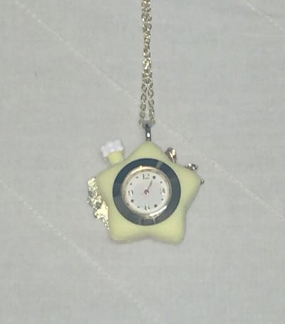 Fimo, Clock Necklace, Star Watch, Dope Jewelry, Jewelry Lookbook, Funky Jewelry, Cute Keychain, Cute Little Things, Watch Necklace