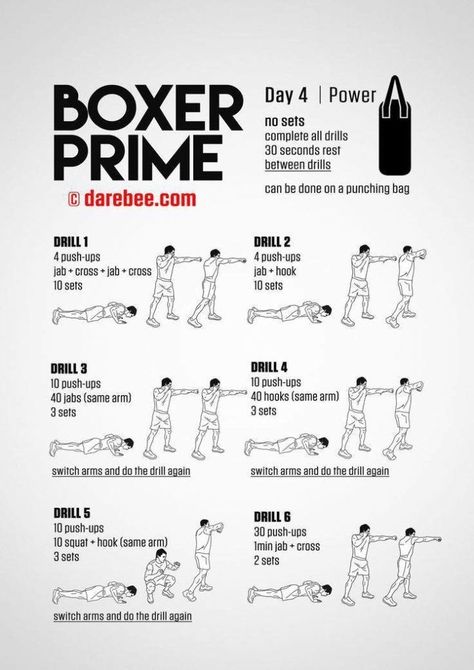 Boxer Prime, Boxing Workout Routine, Punching Bag Workout, Home Boxing Workout, Fighter Workout, Boxing Training Workout, Boxing Punching Bag, Boxing Drills, Trening Sztuk Walki