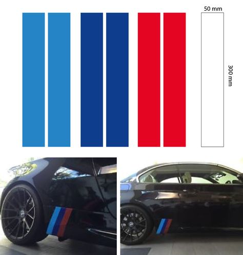 2set M grill skirt stripe BMW motorsport decal sticker vinyl 3 color 300x50 mm Royal Enfield, Bmw M Colors, Buy Car, Car Exterior, Color Lines, Sticker Vinyl, Stripe Skirt, Car Buying, Color Pallets