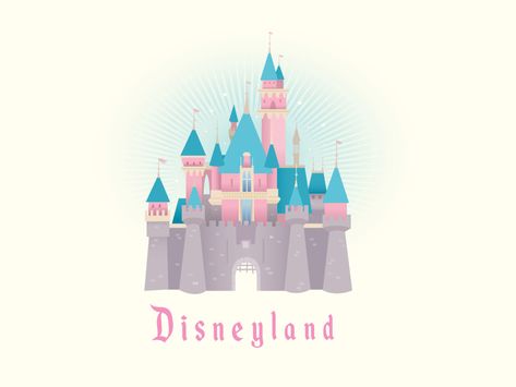 Disneyland Castle by Jerrod Maruyama on Dribbble